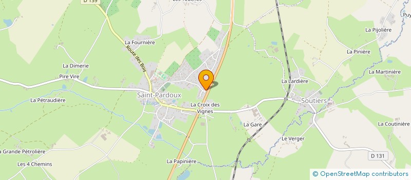 localisation de l'entreprise SMJC  SAINT-PARDOUX-SOUTIERS