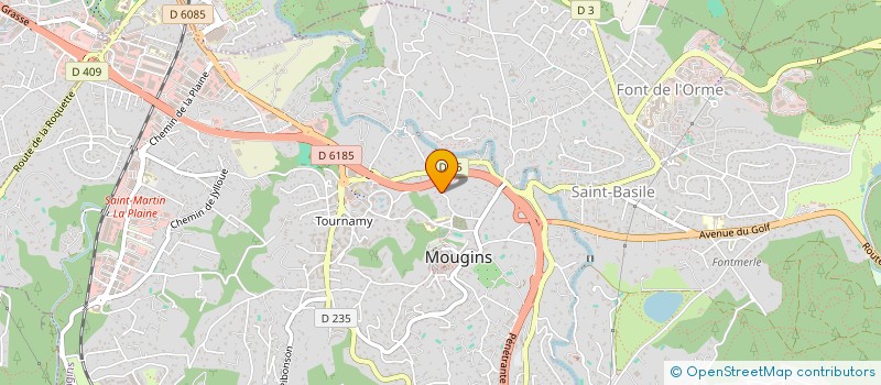 localisation de l'entreprise SMJD à MOUGINS