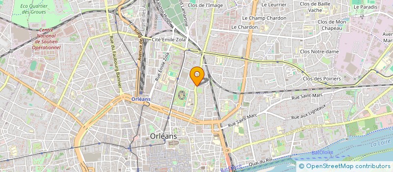 localisation de l'entreprise SMJE à ORLEANS