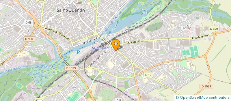 localisation de l'entreprise SMJF à SAINT-QUENTIN