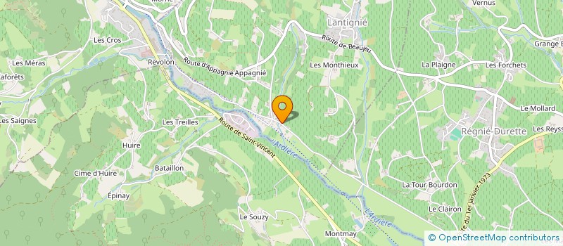 localisation de l'entreprise SMJP  LANTIGNIE