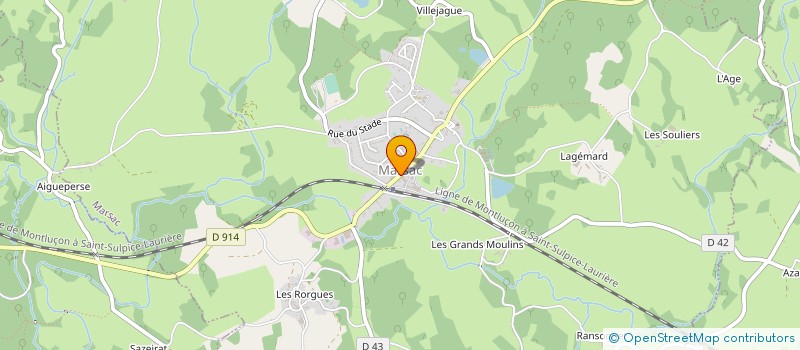 localisation de l'entreprise SMJPB à MARSAC