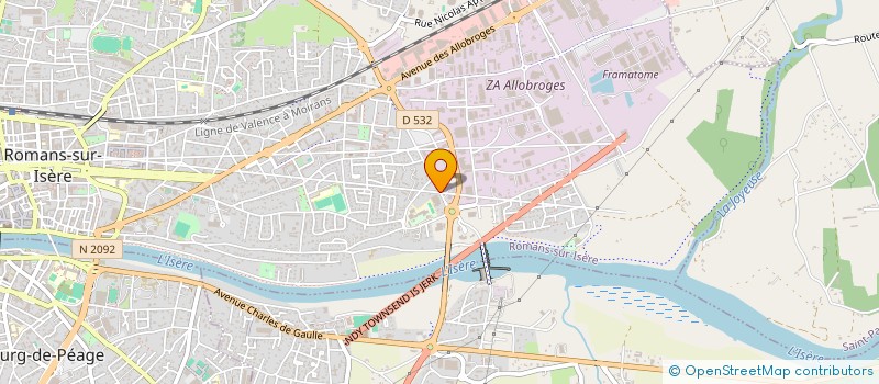 localisation de l'entreprise SMJY  ROMANS-SUR-ISERE