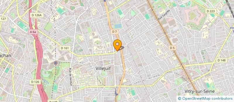 localisation de l'entreprise SMK à VILLEJUIF