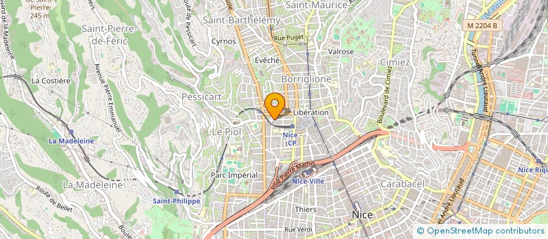 localisation de l'entreprise SMK  NICE