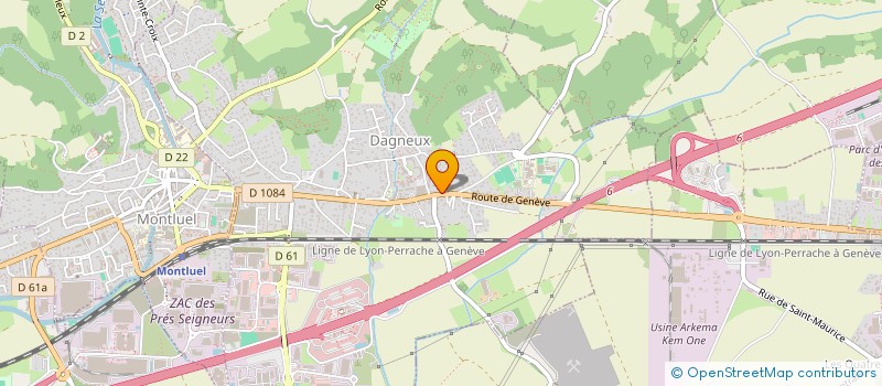 localisation de l'entreprise SMK à DAGNEUX
