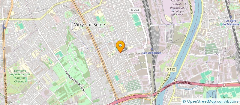localisation de l'entreprise SMK CONSTRUCTION  VITRY-SUR-SEINE