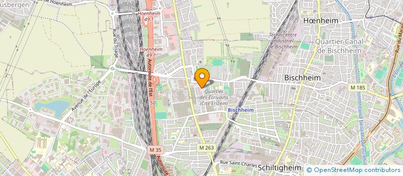 localisation de l'entreprise SMK PLATRERIE à BISCHHEIM