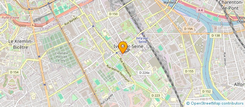 localisation de l'entreprise SMK SERVICES à IVRY-SUR-SEINE