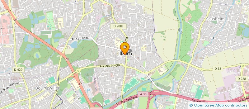 localisation de l'entreprise SMKI  ILLZACH