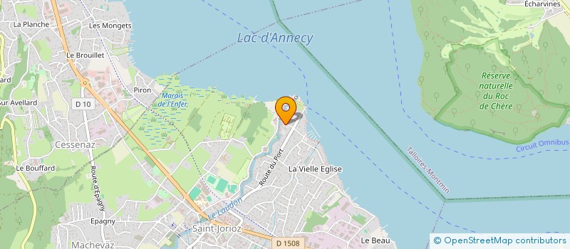 localisation de l'entreprise SML  SAINT-JORIOZ