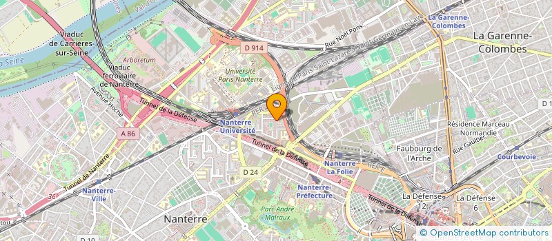 localisation de l'entreprise SML EVENTS  NANTERRE