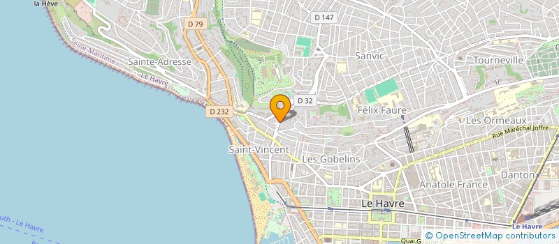 localisation de l'entreprise SML IMMO à LE HAVRE