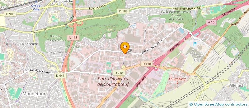 localisation de l'entreprise SMLB - ALTERNATIVE DISTRIBUTION à VILLEBON-SUR-YVETTE
