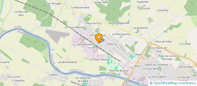 localisation de l'entreprise SMLP  DESCARTES