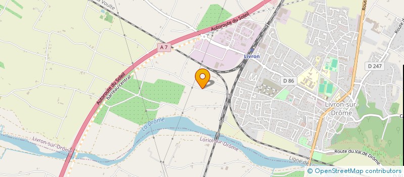 localisation de l'entreprise SMLV  LIVRON-SUR-DROME