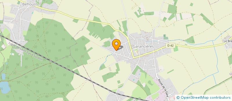 localisation de l'entreprise SMLV BATIMENT  GARANCIERES