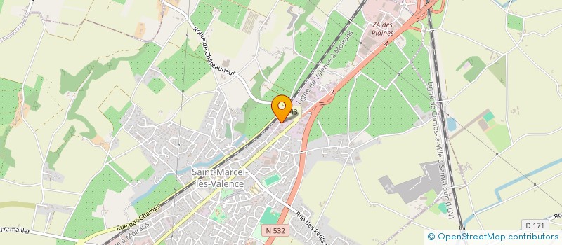 localisation de l'entreprise SMLV IMMO  SAINT-MARCEL-LES-VALENCE