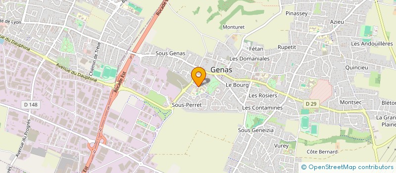 localisation de l'entreprise SMLXL  GENAS