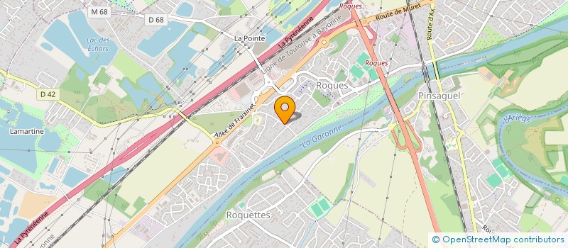 localisation de l'entreprise SMM  ROQUES