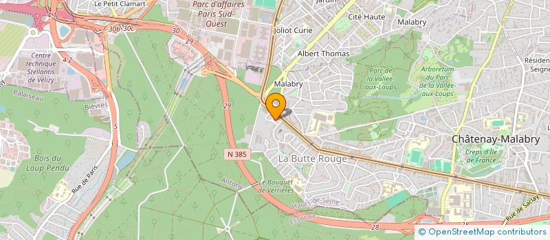 localisation de l'entreprise SMM à CHATENAY-MALABRY