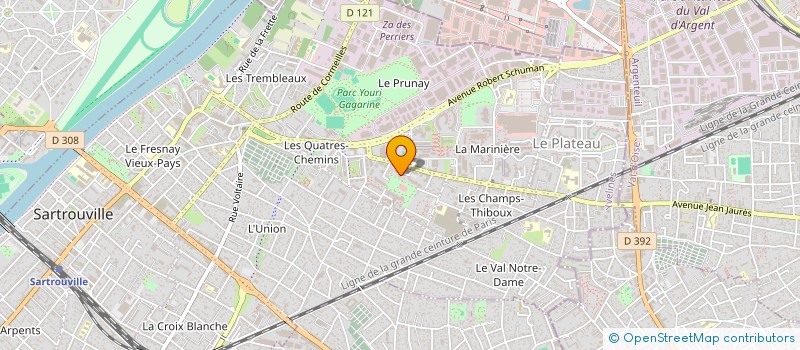 localisation de l'entreprise SMM  SARTROUVILLE