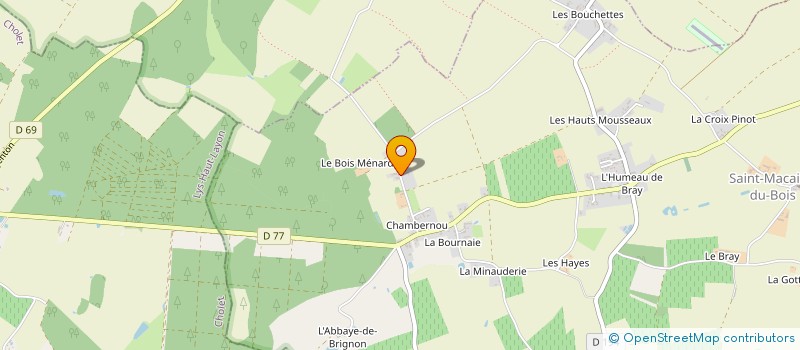 localisation de l'entreprise SMM FERTRE  SAINT-MACAIRE-DU-BOIS