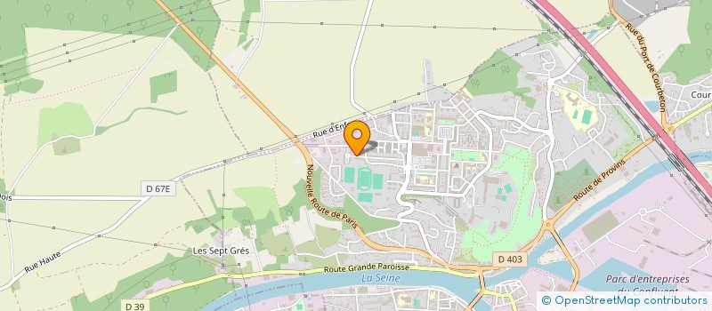 localisation de l'entreprise SMM IMMOBILIER à MONTEREAU-FAULT-YONNE