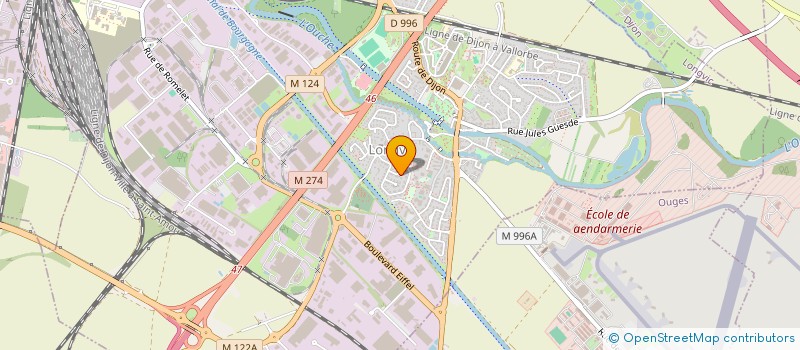 localisation de l'entreprise SMMA INVEST à LONGVIC