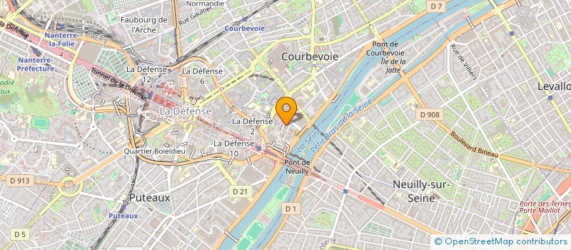 localisation de l'entreprise SMN-BATIMENT à COURBEVOIE