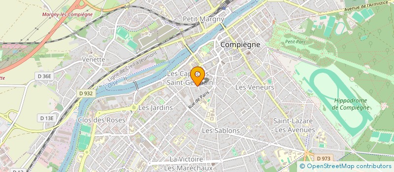 localisation de l'entreprise SMN DISTRIBUTION à COMPIEGNE