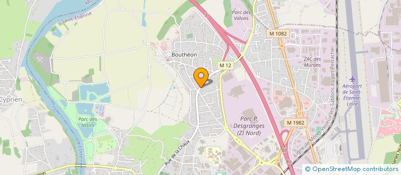 localisation de l'entreprise SMNG IMMO  ANDREZIEUX-BOUTHEON