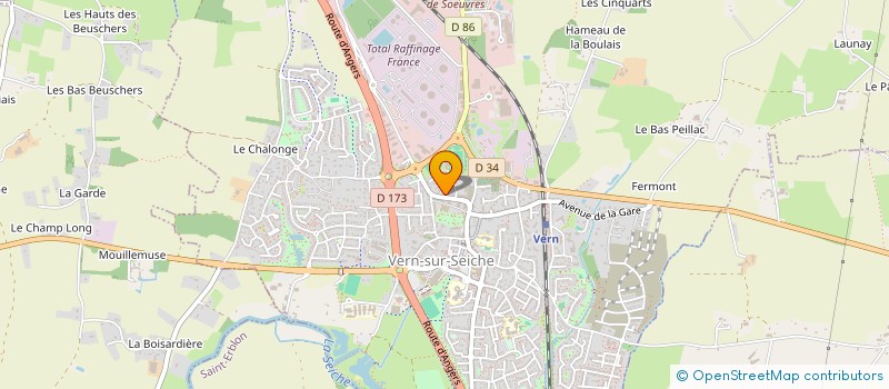 localisation de l'entreprise SMNT  VERN-SUR-SEICHE