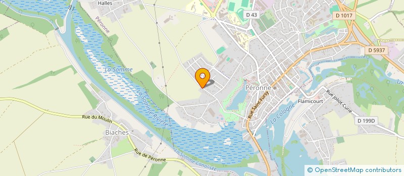 localisation de l'entreprise SMO à PERONNE