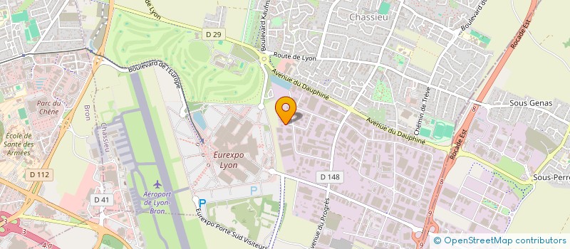 localisation de l'entreprise SMO HOLDING  CHASSIEU