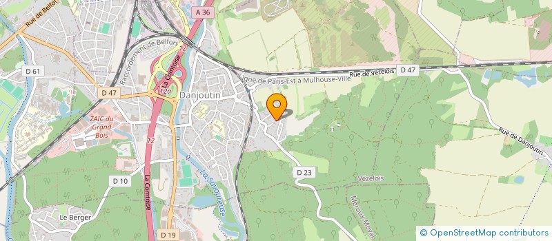 localisation de l'entreprise SMO PARTICIPATION à DANJOUTIN