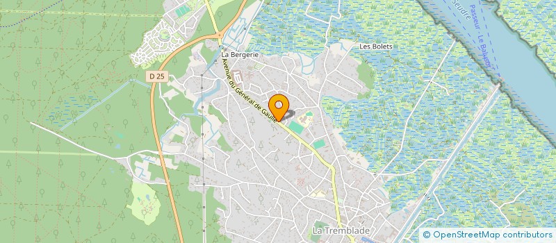 localisation de l'entreprise SMO PUBLICITE ET IMPRESSION  LA TREMBLADE