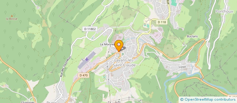 localisation de l'entreprise SMOBY TOYS SAS  LAVANS-LES-SAINT-CLAUDE