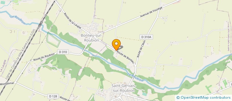 localisation de l'entreprise SMOG-BAROT à SAINT-GERVAIS-SUR-ROUBION