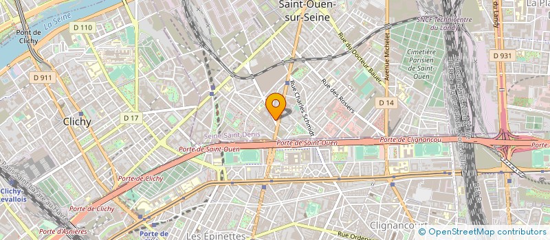 localisation de l'entreprise SMOG BICYCLES à SAINT-OUEN-SUR-SEINE
