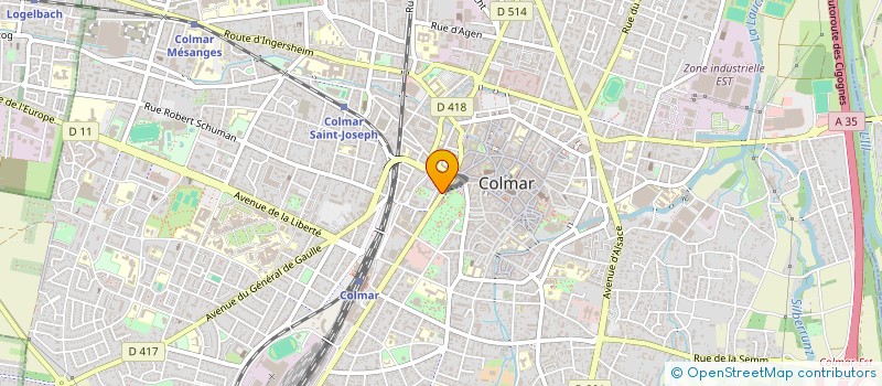 localisation de l'entreprise SMOK E SHOP à COLMAR
