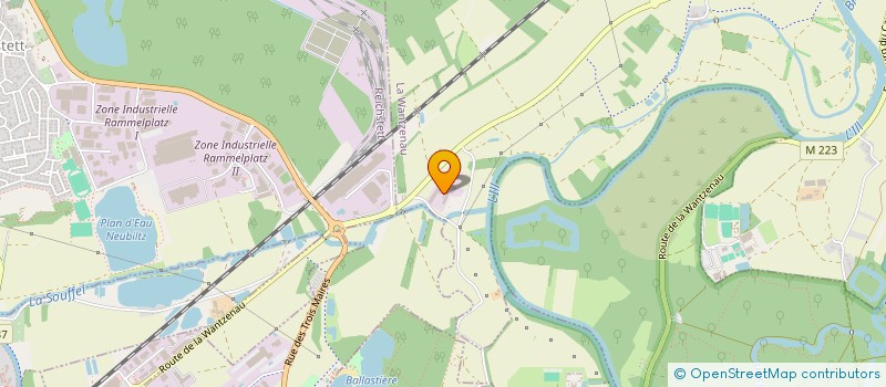 localisation de l'entreprise SMOKE ISLAND FRANCE SASU  LA WANTZENAU