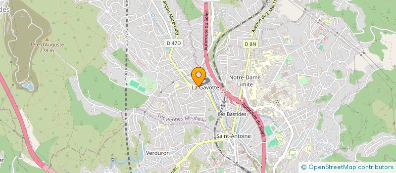 localisation de l'entreprise SMOKEY LOUNGE à LES PENNES-MIRABEAU