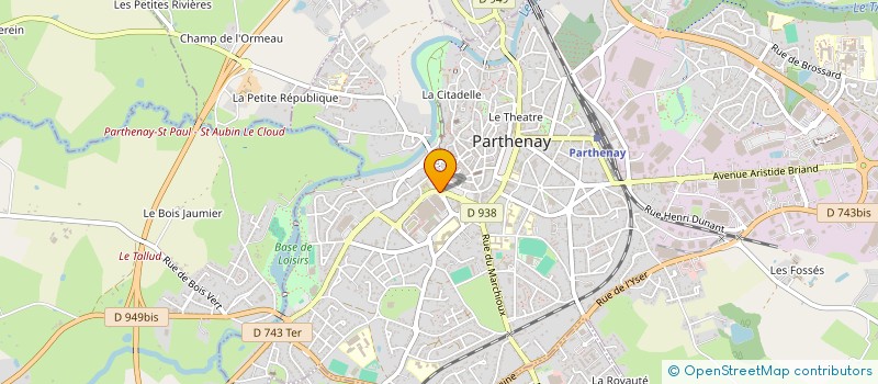 localisation de l'entreprise SMOKING FREE PARTHENAY à PARTHENAY