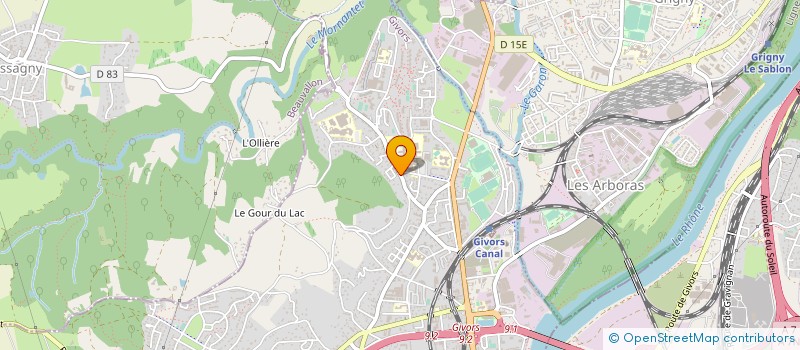 localisation de l'entreprise SMOKLAB à GIVORS