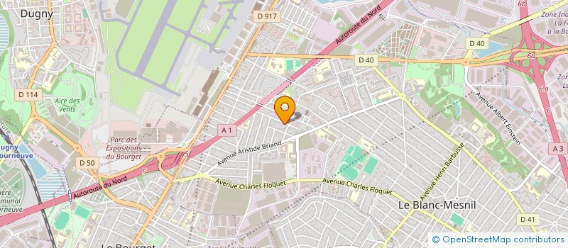 localisation de l'entreprise SMOKLIB SYSTEM  LE BLANC-MESNIL
