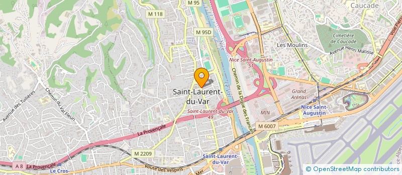 localisation de l'entreprise SMOKO-006 à VILLENEUVE-LOUBET