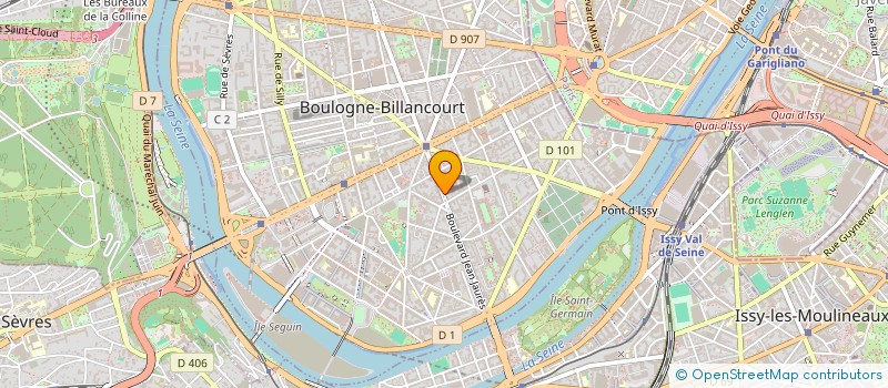 localisation de l'entreprise SMOKWAY à BOULOGNE-BILLANCOURT