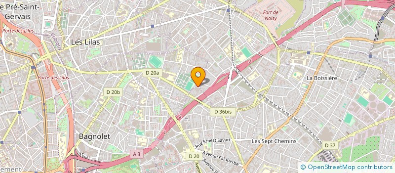 localisation de l'entreprise SMOKY ONE à MONTREUIL