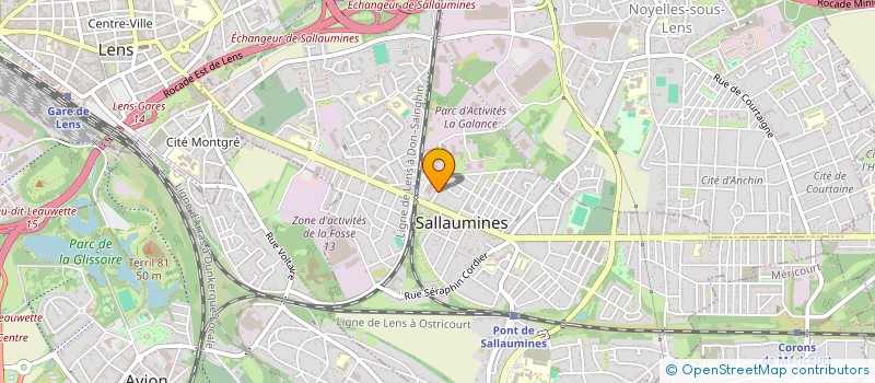 localisation de l'entreprise SMOOK à SALLAUMINES
